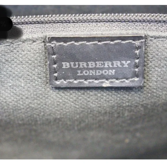 Burberry Tan and Black Plaid Tote - Picture 6 of 10